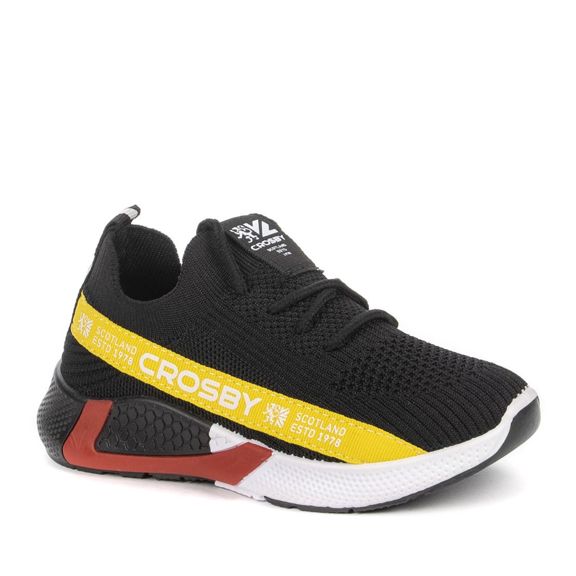 Boys' Black Athletic Sneakers
