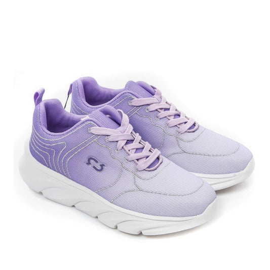 purple casual closed sneakers