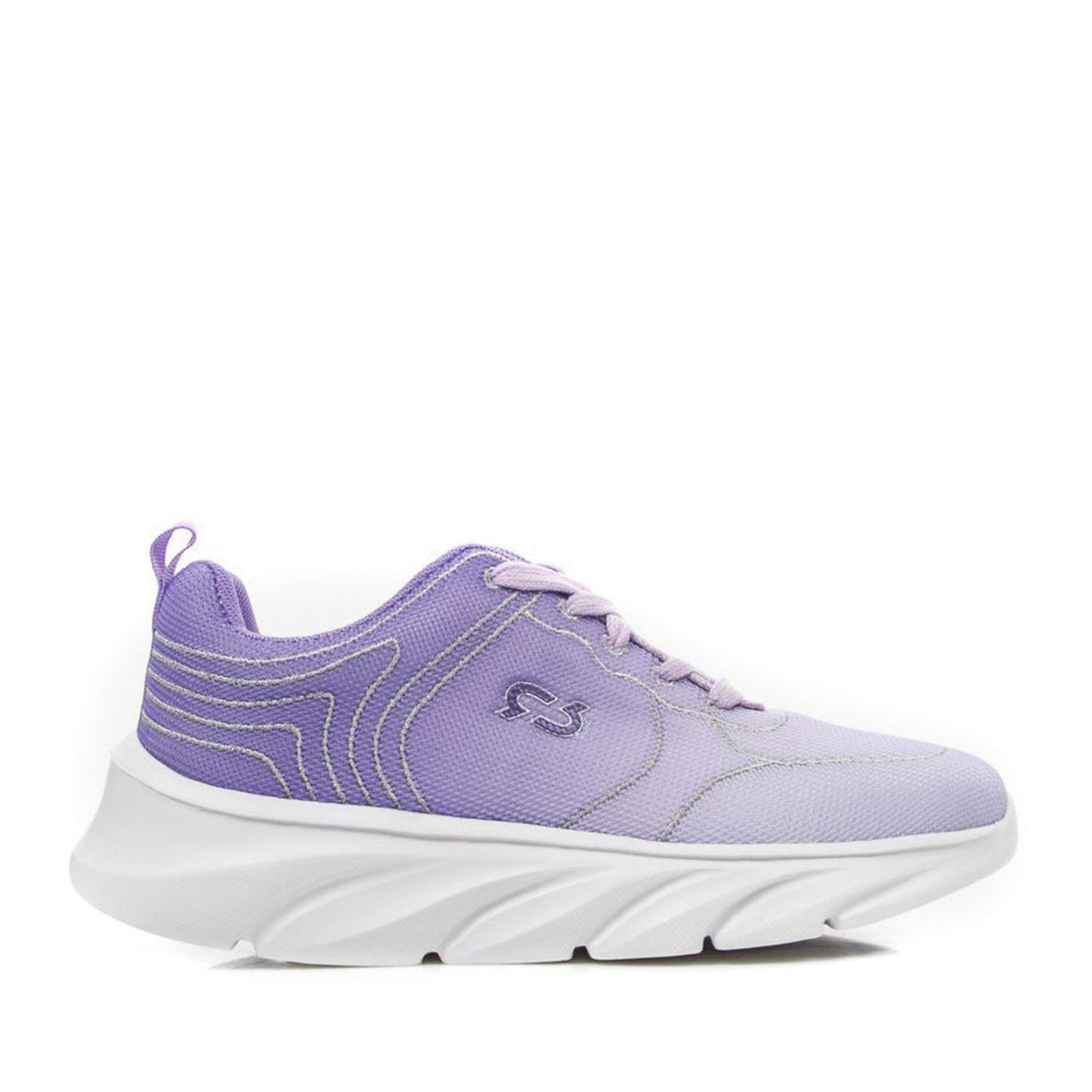 purple casual closed sneakers