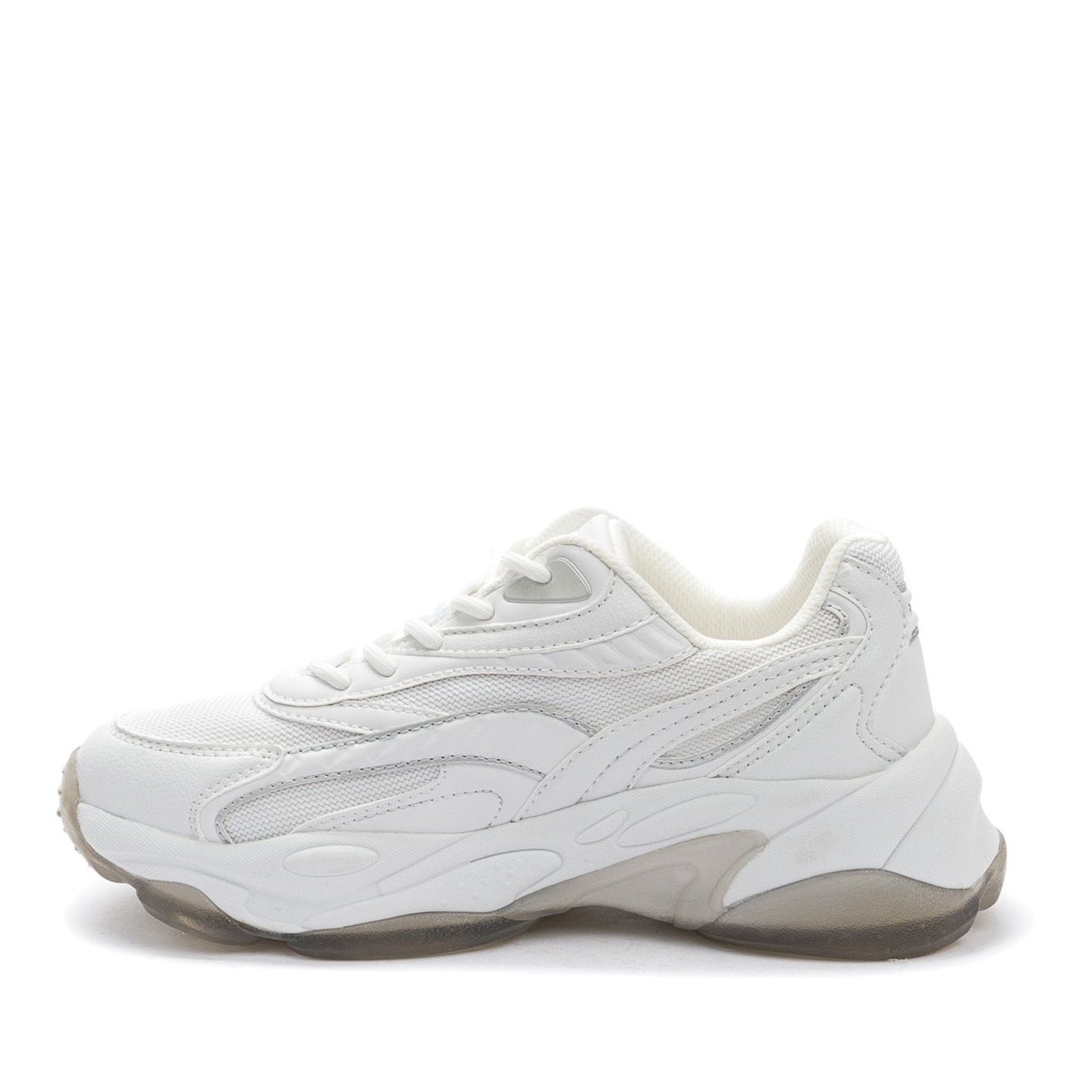 Women's White Fashion Sneakers