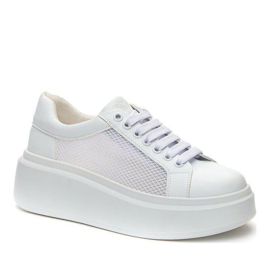 white casual closed sneakers