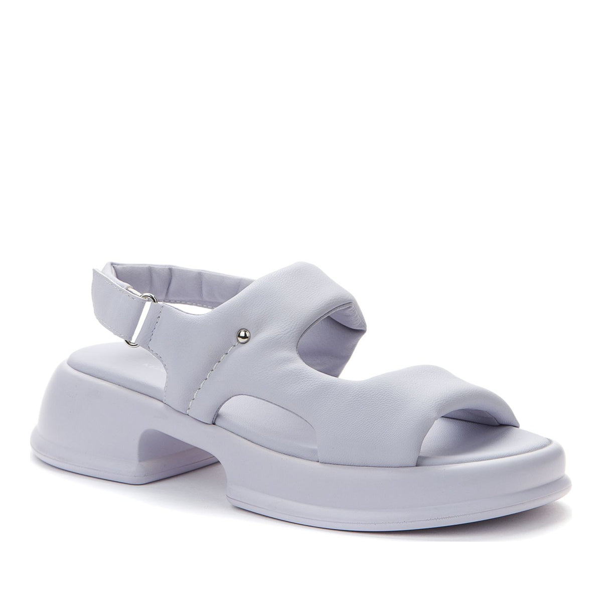 purple casual open sandals