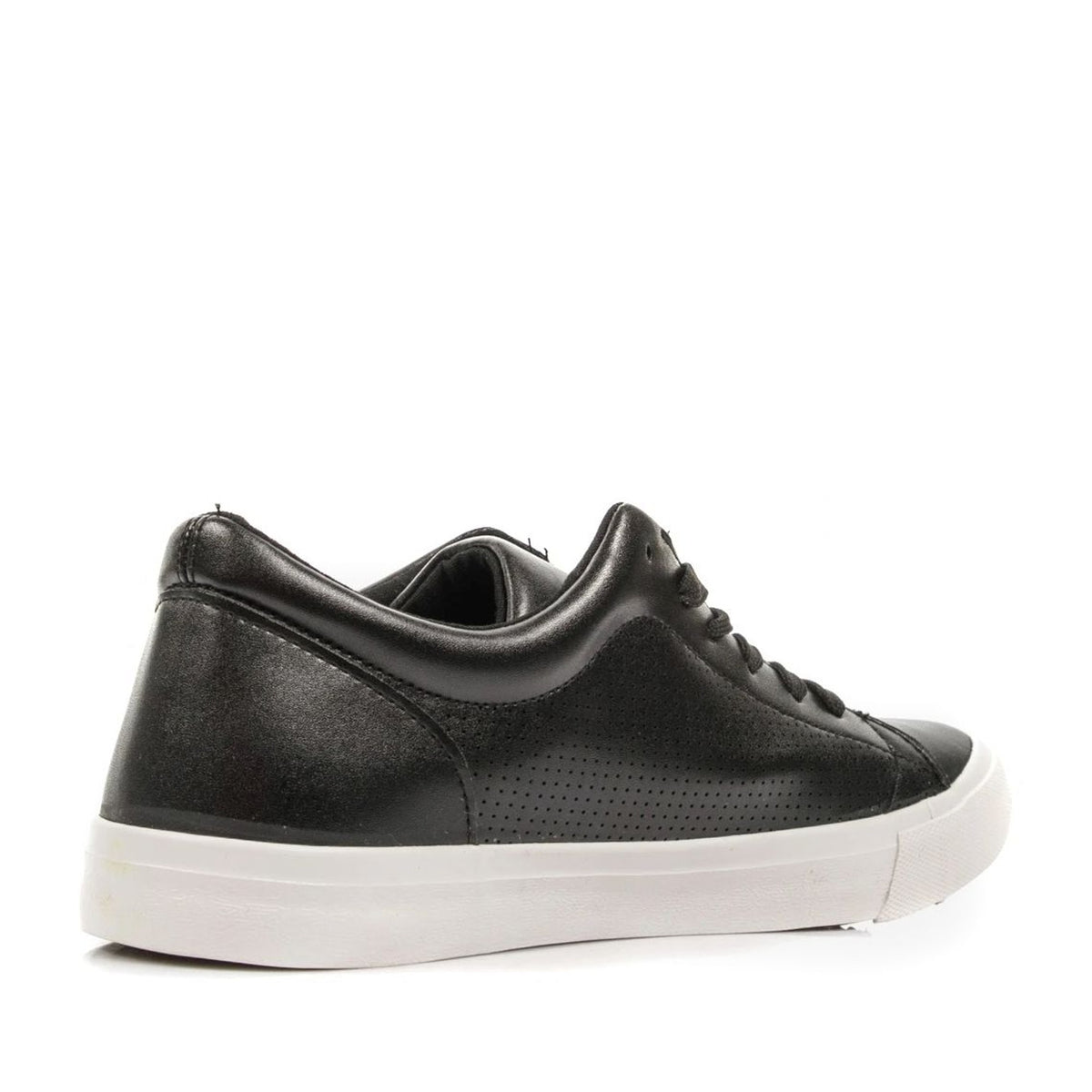 black casual closed sneakers