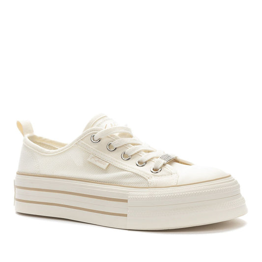 Women's White Fashion Sneakers
