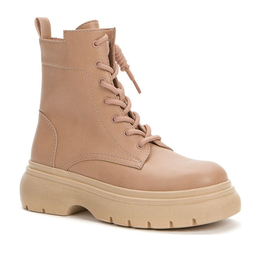 Girls' Pink Ankle Boots