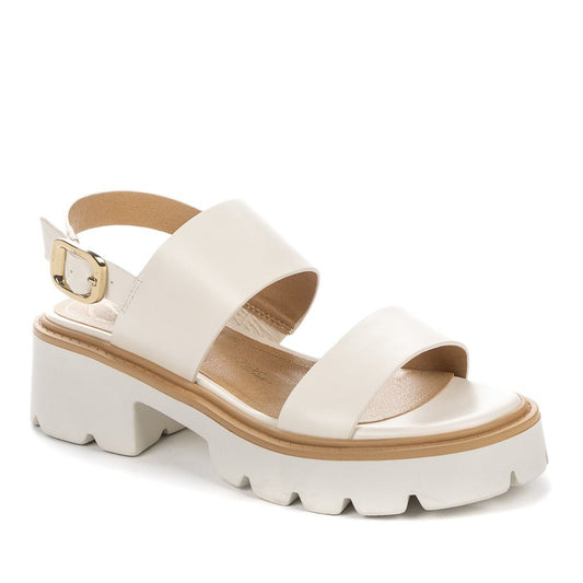 Women's Beige Open-Toe Sandals