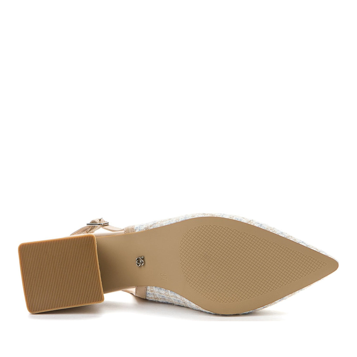 beige elegant part-open pumps