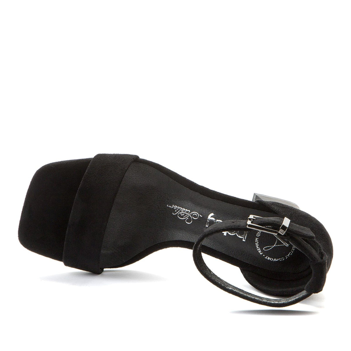 black elegant part-open pumps