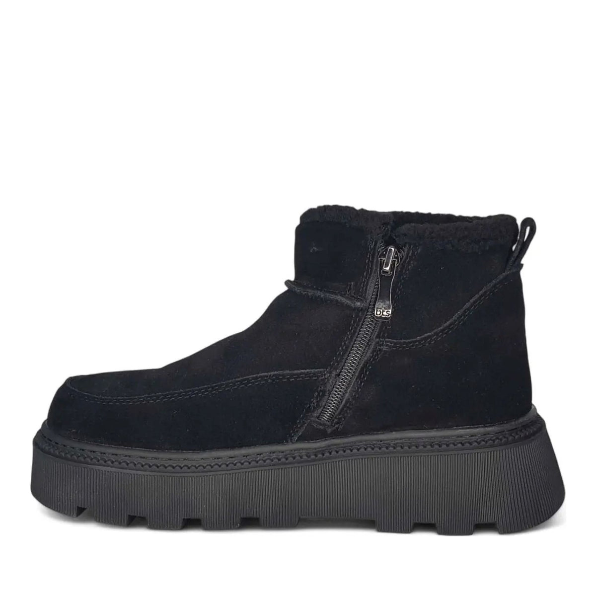 Women's Black Wedge Ankle Boots