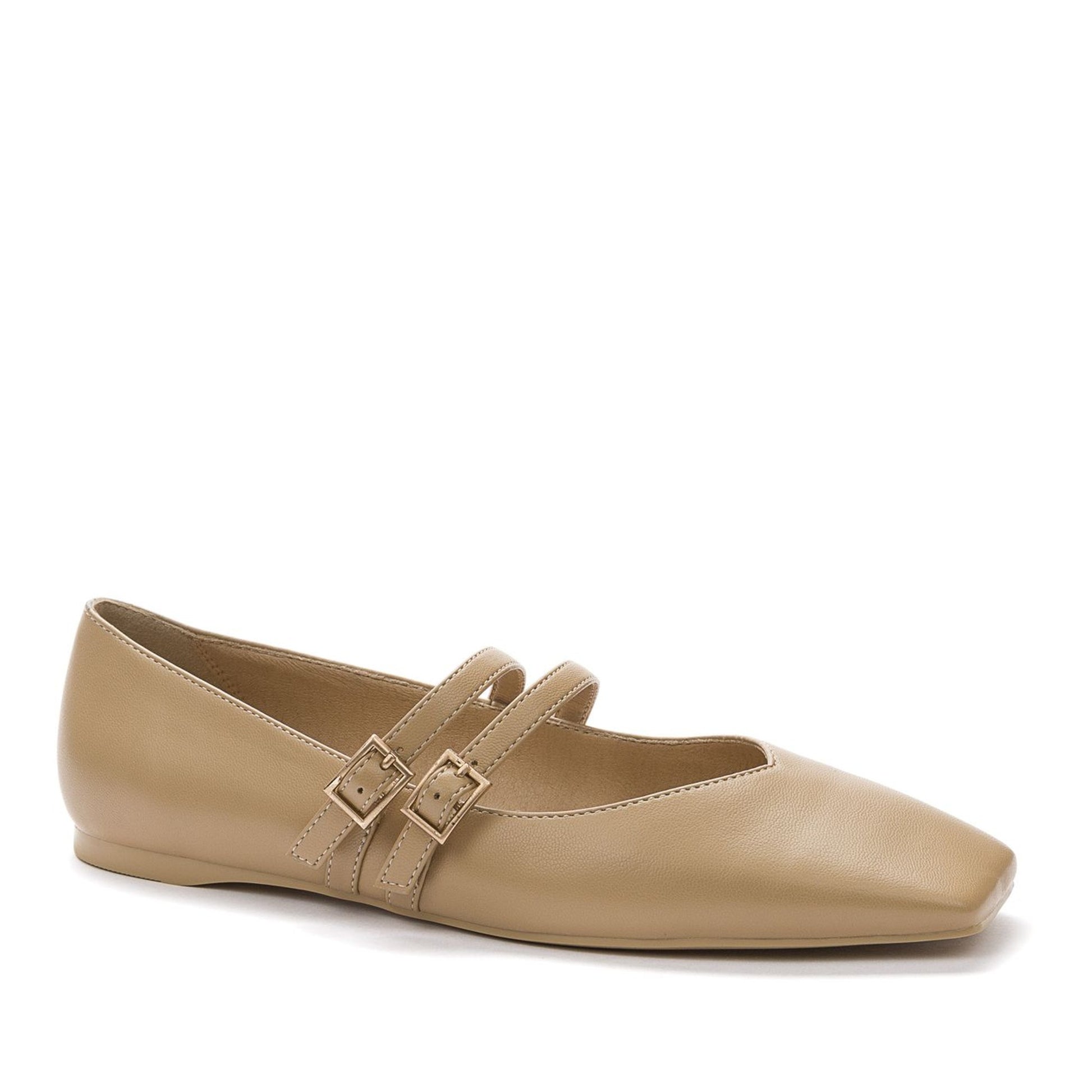 Women's Beige Dress Ballet Flats