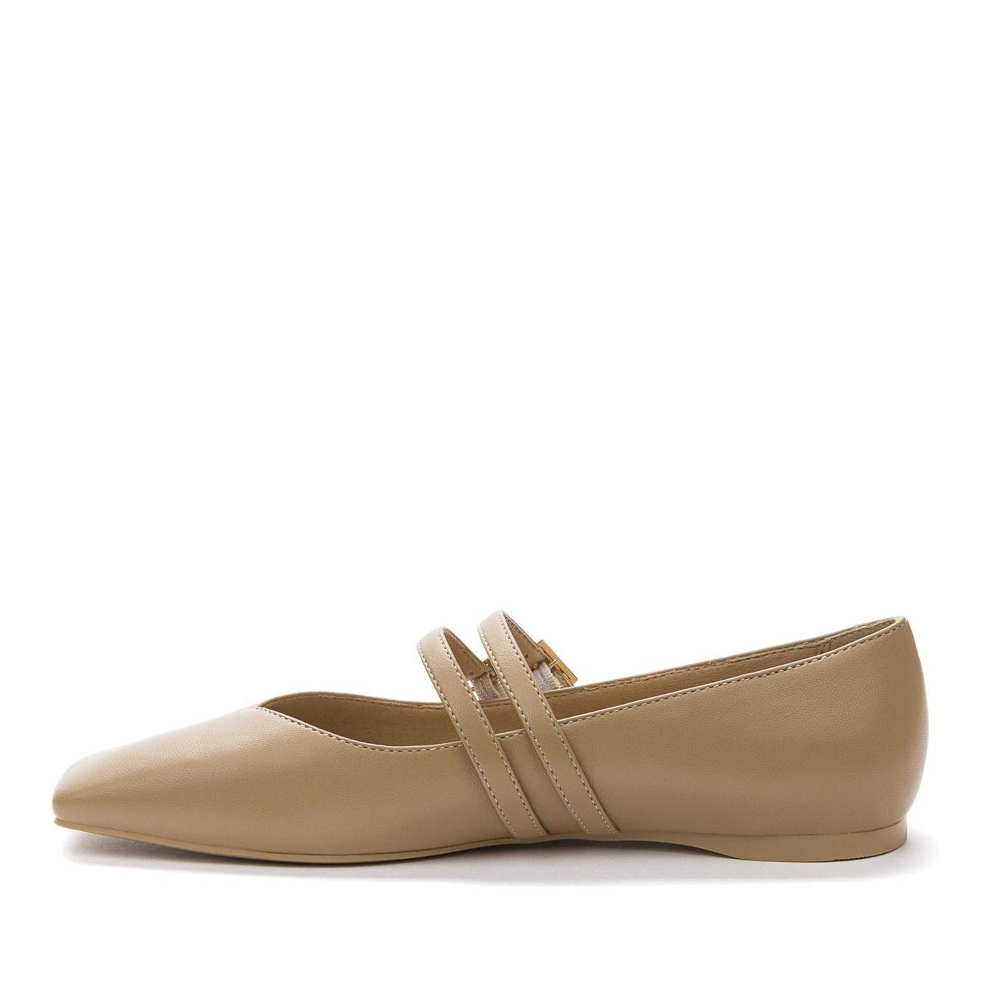 Women's Beige Dress Ballet Flats