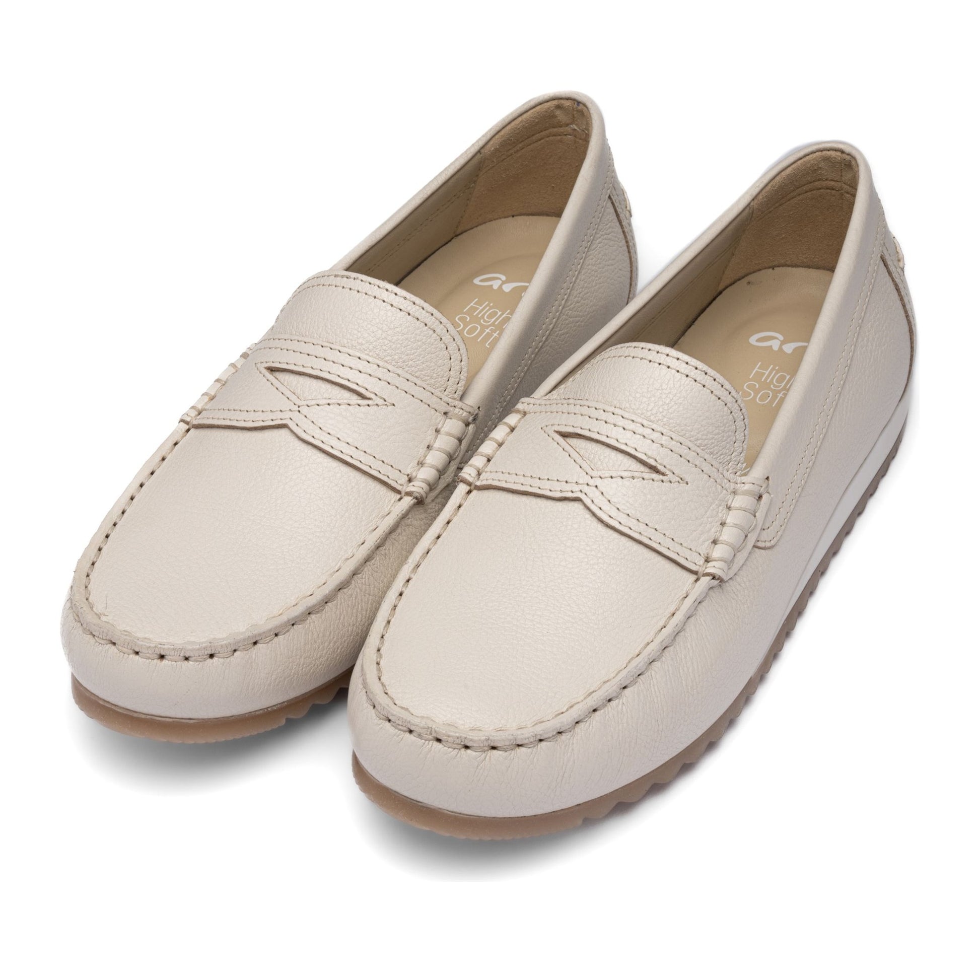Newport Women's Beige Moccasins