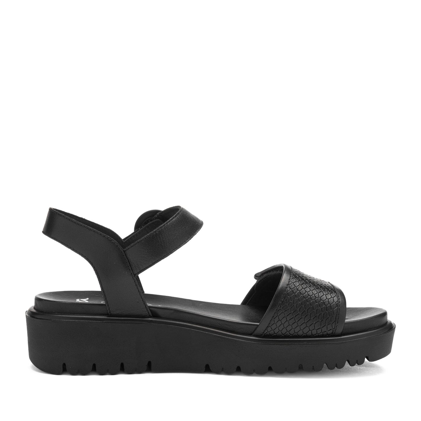Bilbao Women's Black Open-Toe Sandals