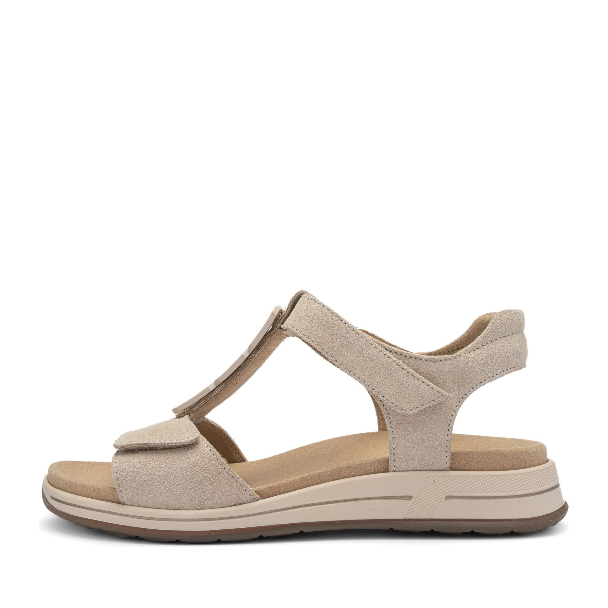 Osaka-S Women's Beige Open-Toe Sandals