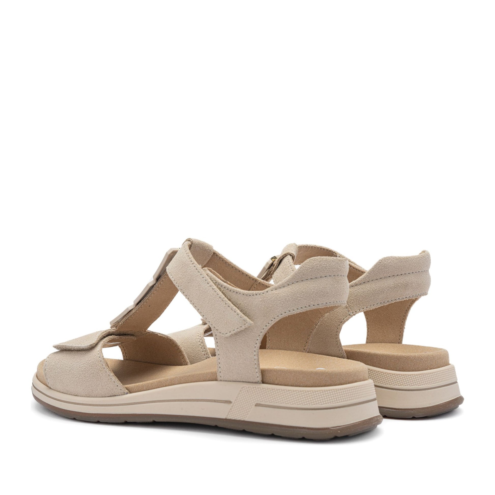 Osaka-S Women's Beige Open-Toe Sandals