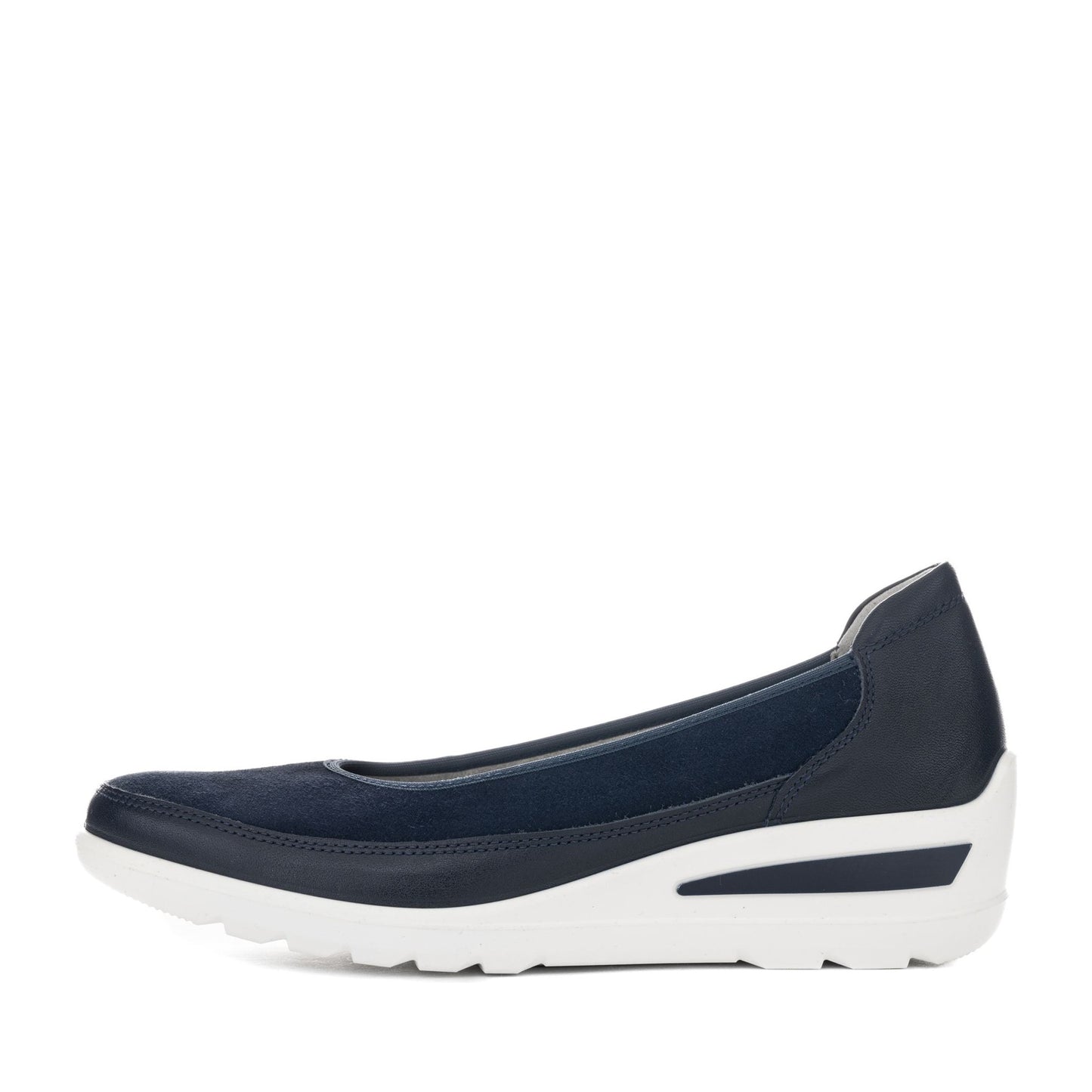 Zürich Women's Blue Open-Toe Ballet Flats