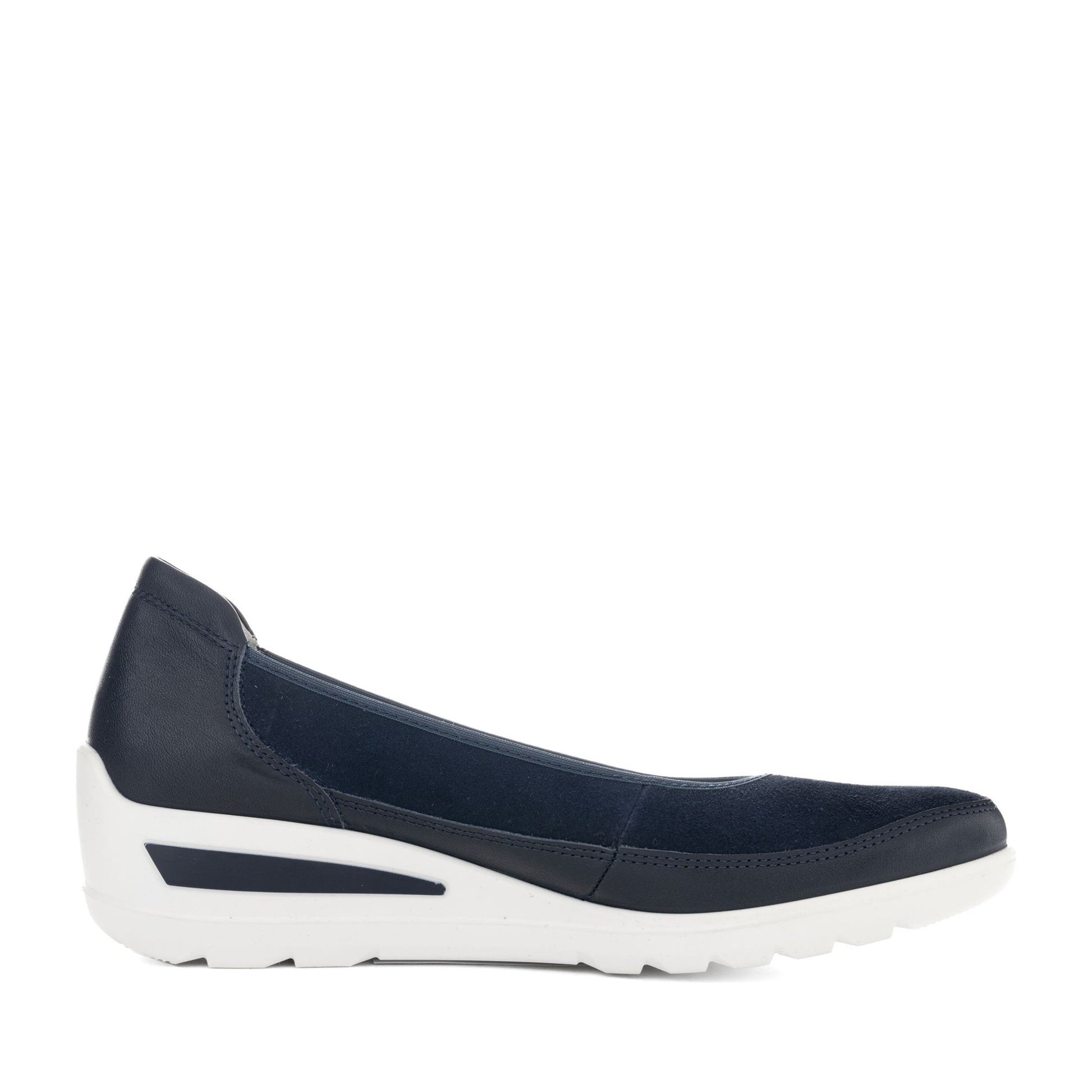 Zürich Women's Blue Open-Toe Ballet Flats