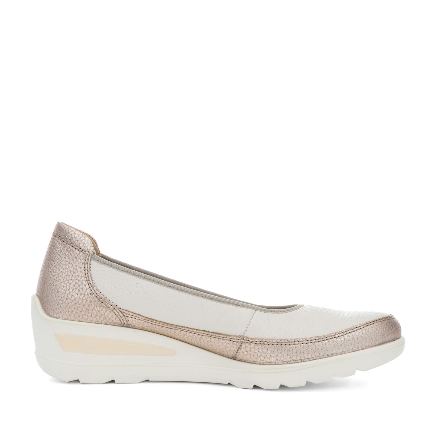 Zürich Women's Beige Open-Toe Ballet Flats