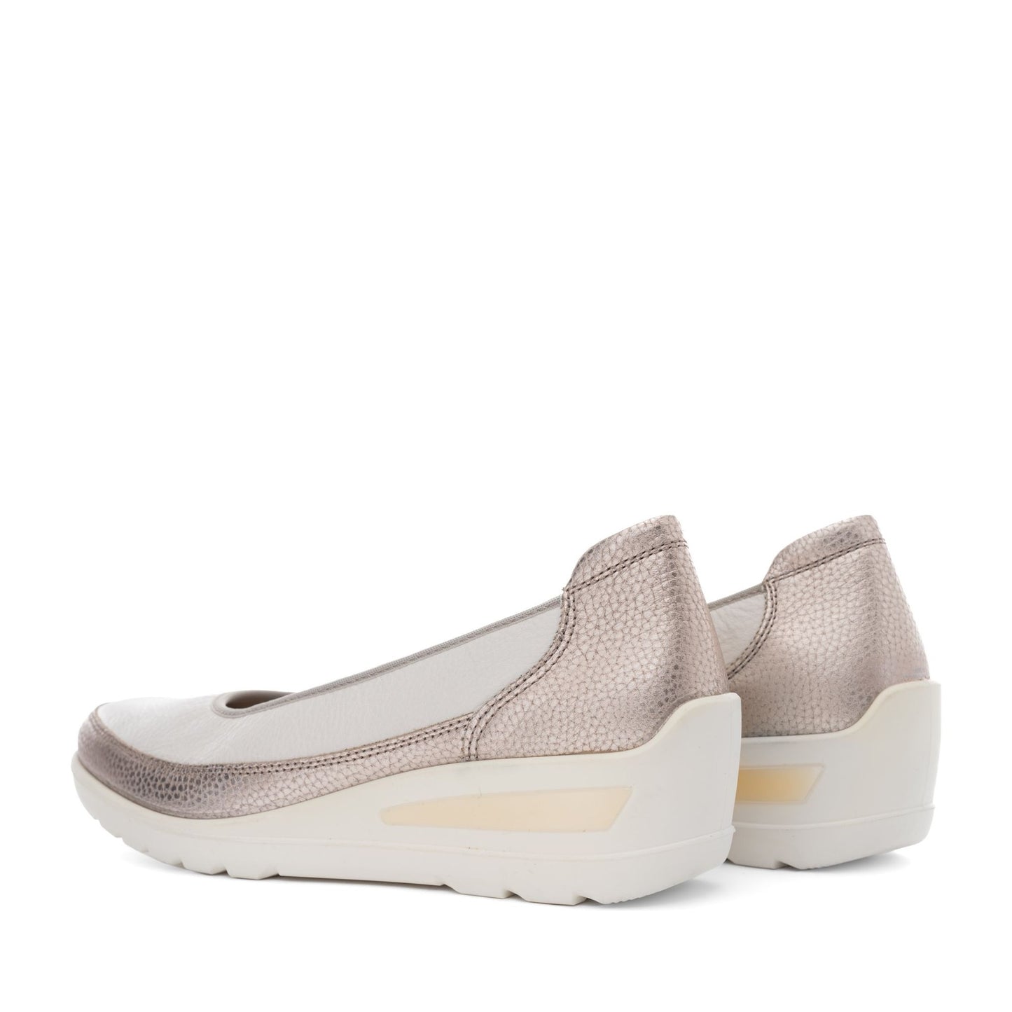 Zürich Women's Beige Open-Toe Ballet Flats