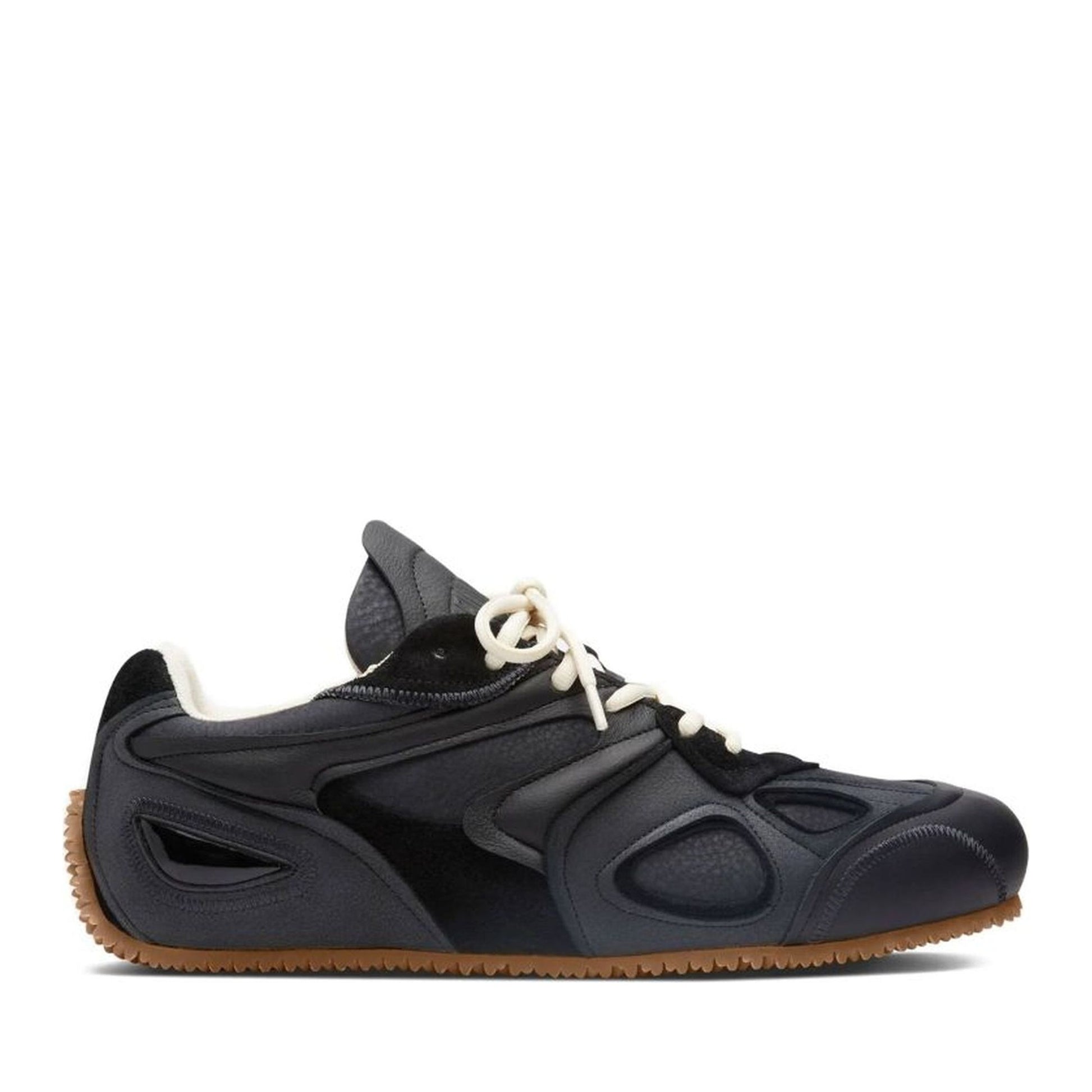 Slow Runner Men's Black Fashion Sneakers