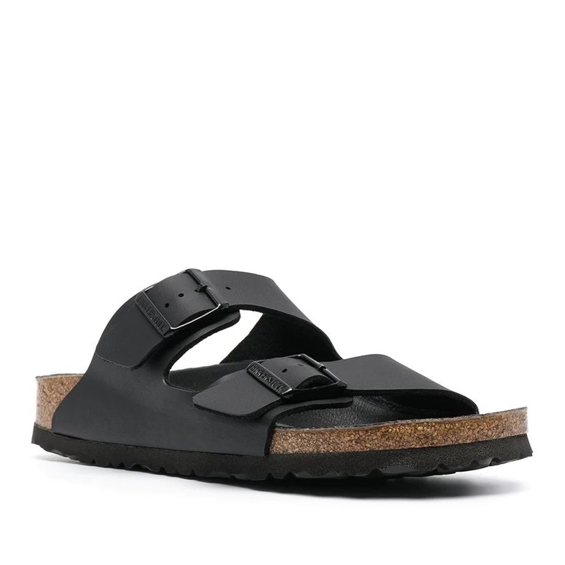 Black Open-Toe Slippers
