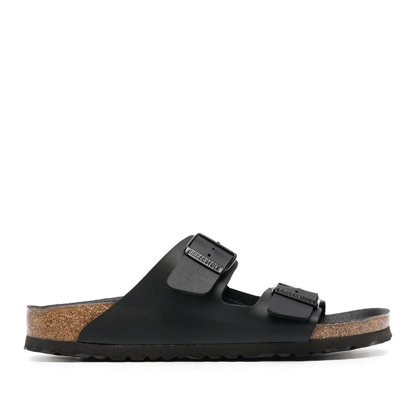 Black Open-Toe Slippers