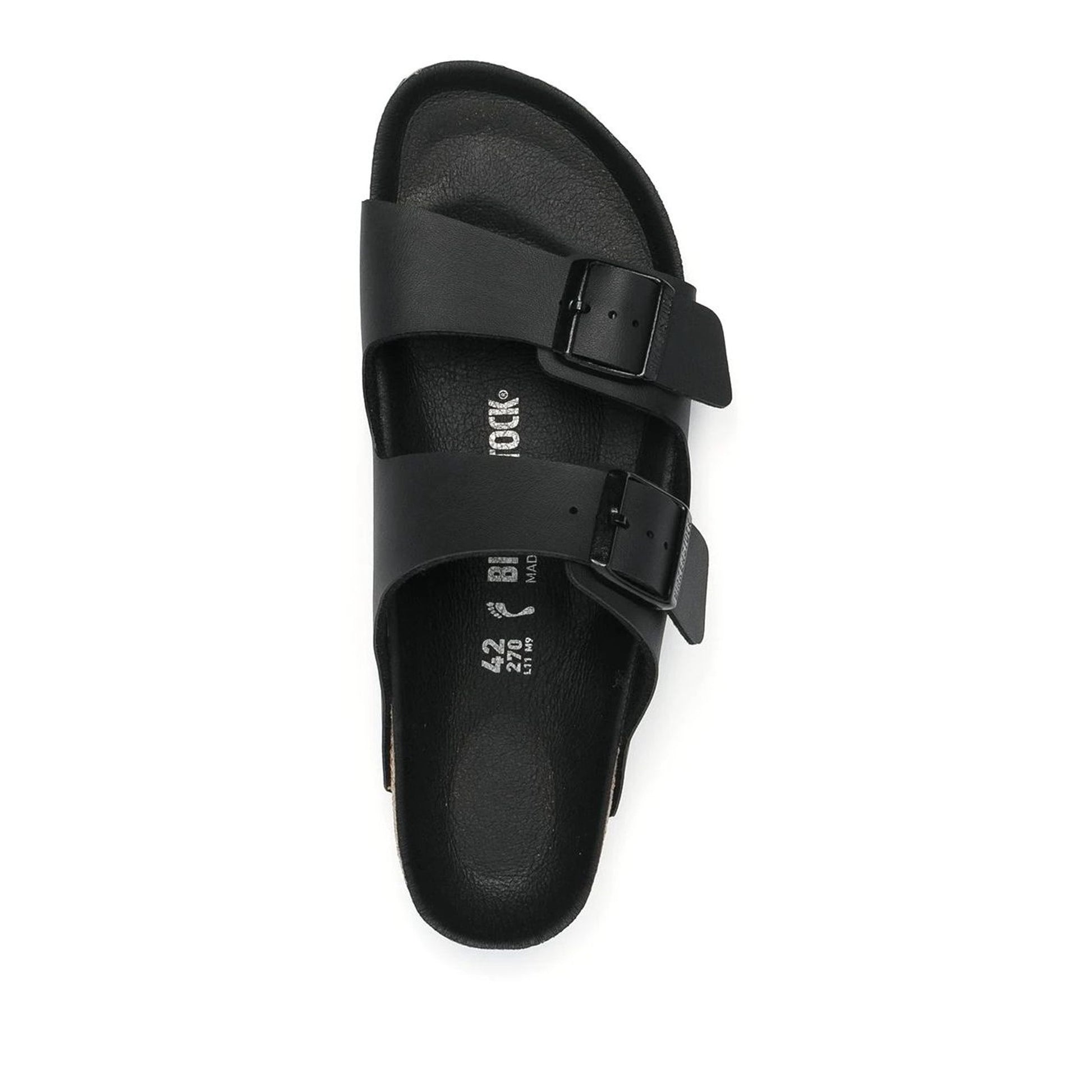 Black Open-Toe Slippers