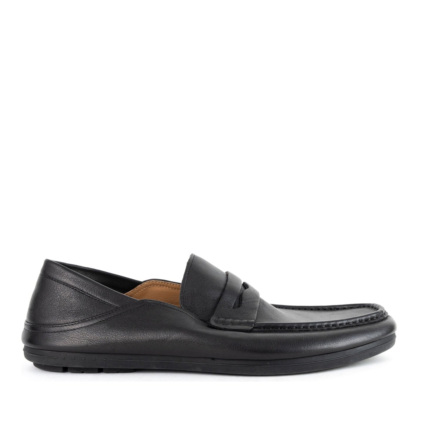 Men's Black Moccasins