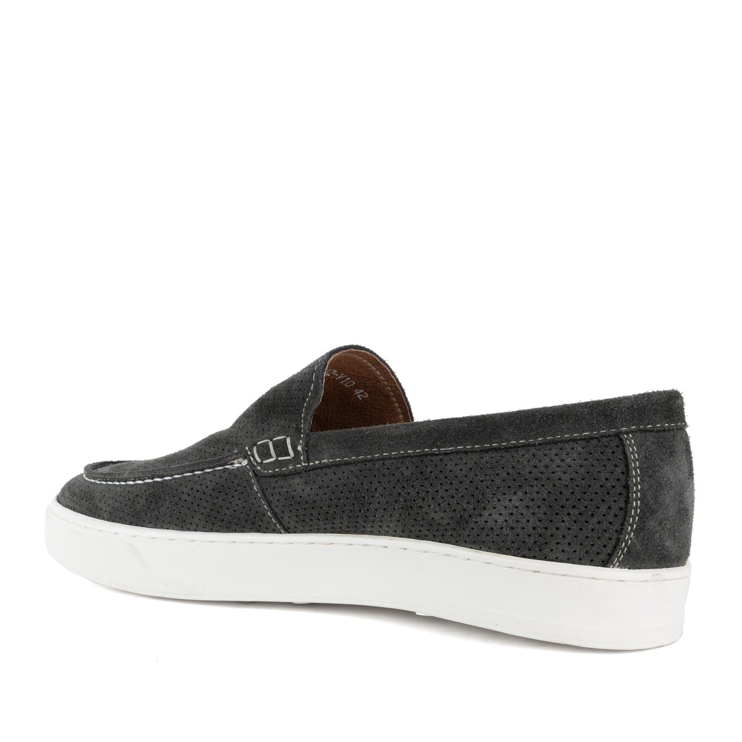 Men's Gray Moccasins