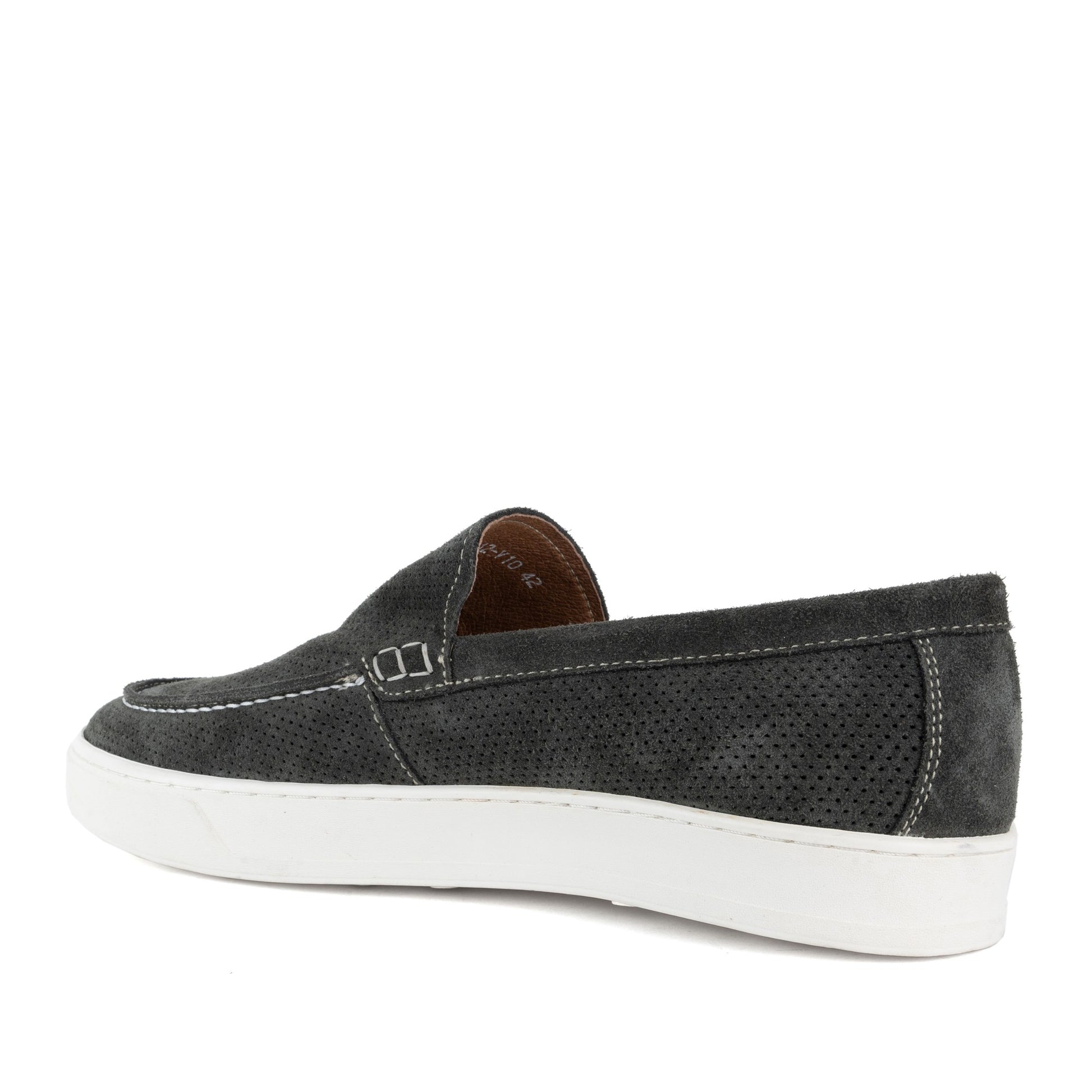 Men's Gray Moccasins