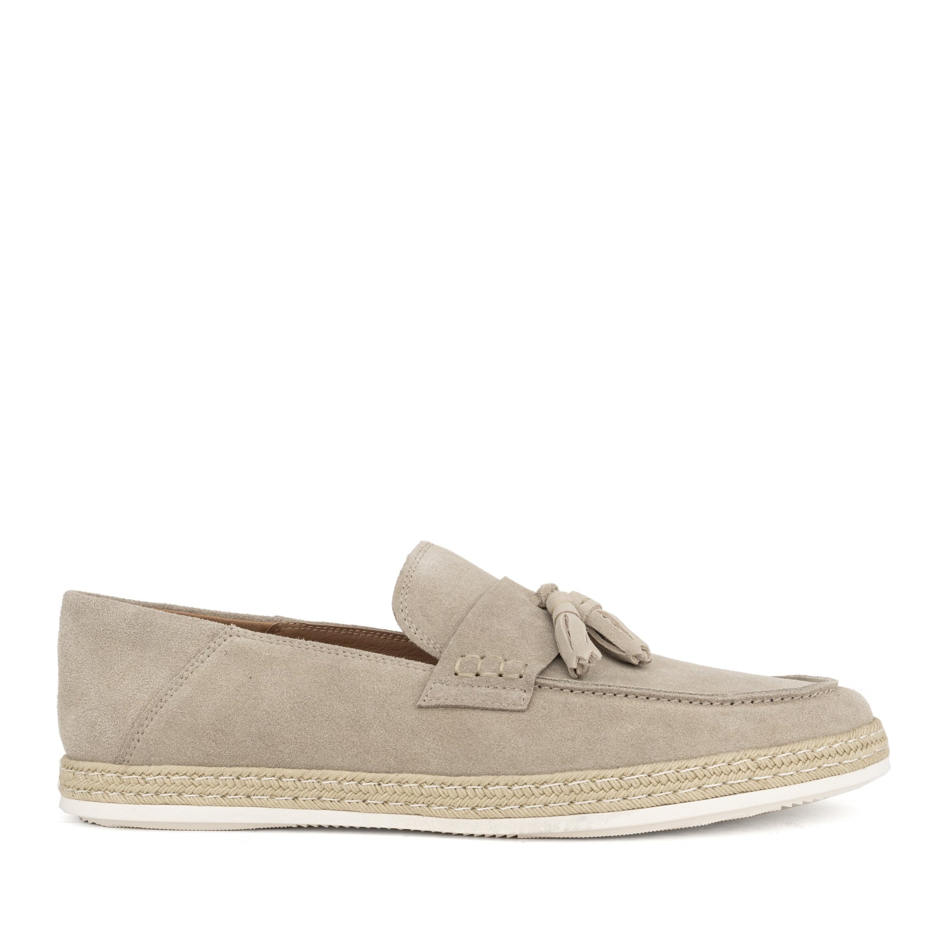 Men's Beige Moccasins