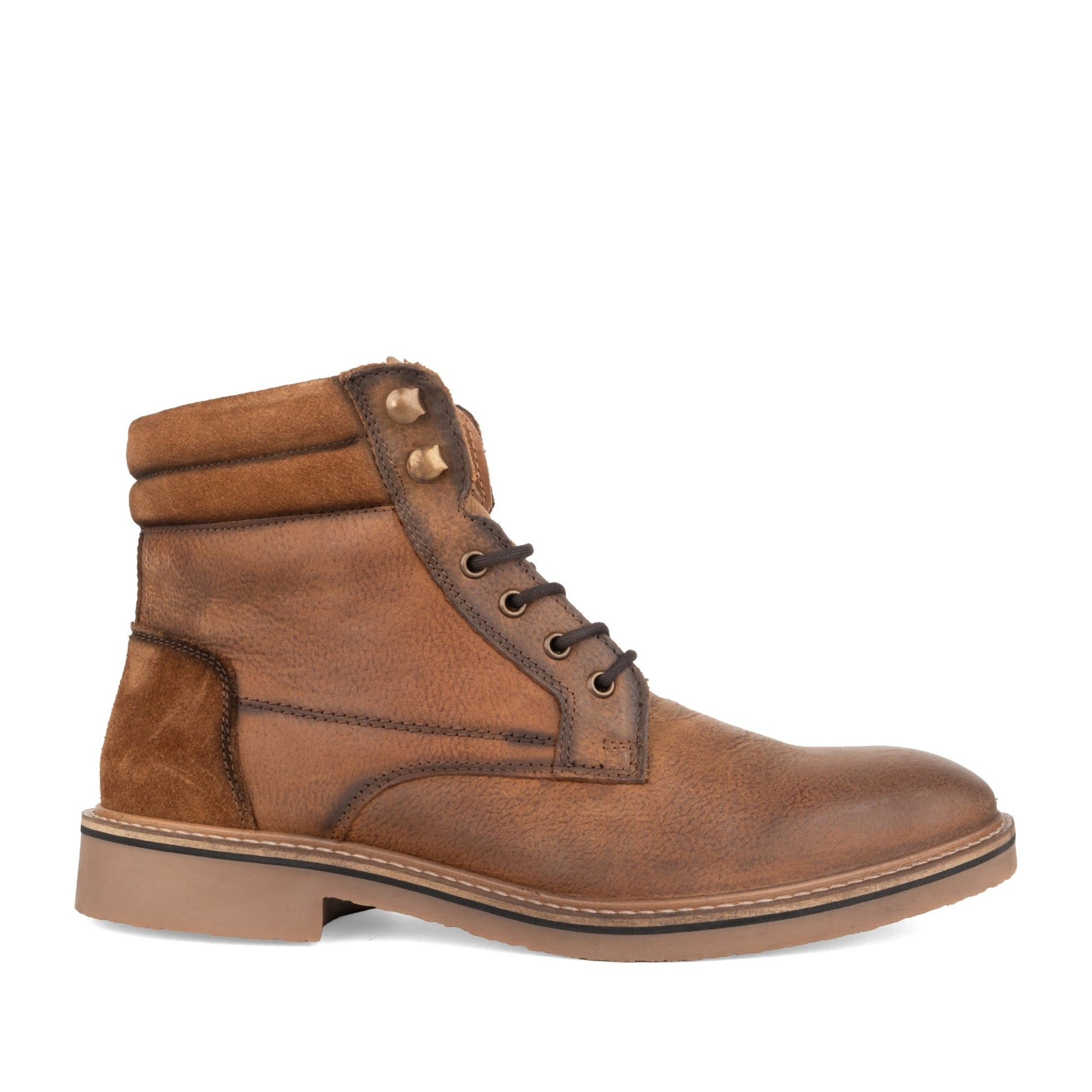 Ristal Men's Brown Ankle Boots