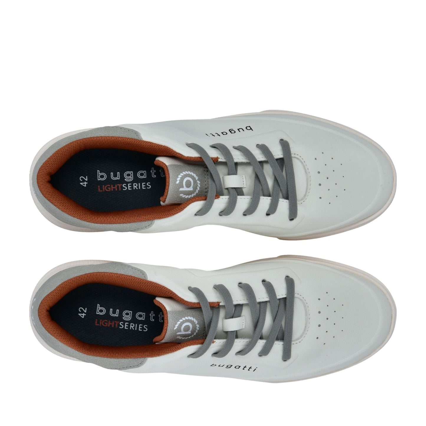 Men's White Fashion Sneakers