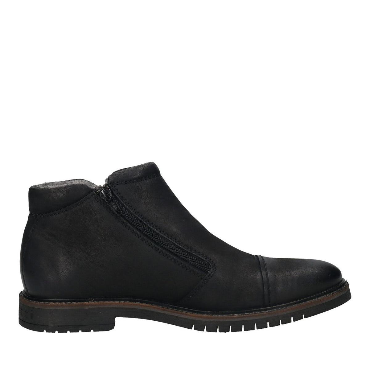 Caj Men's Black Ankle Boots