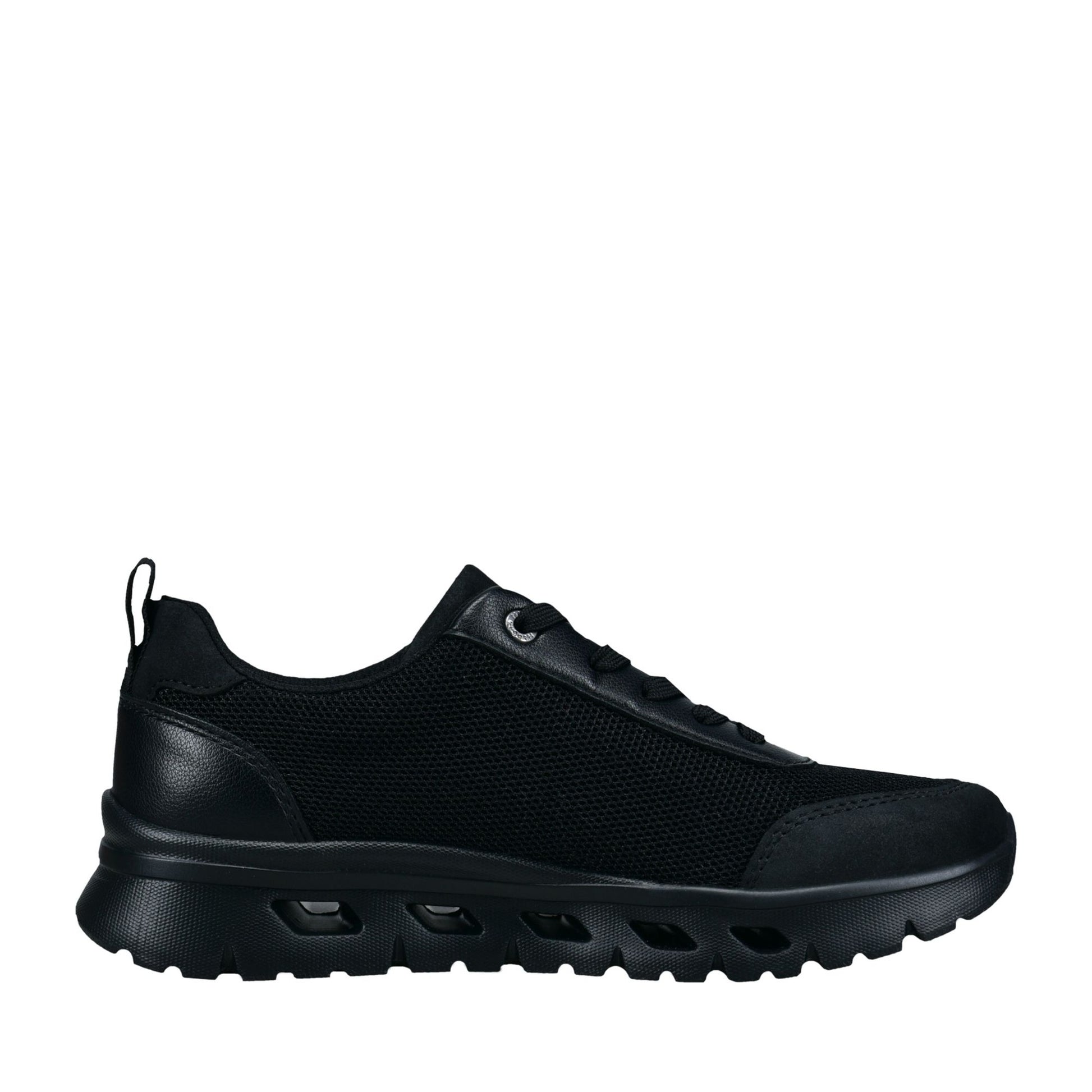 Women's Black Fashion Sneakers
