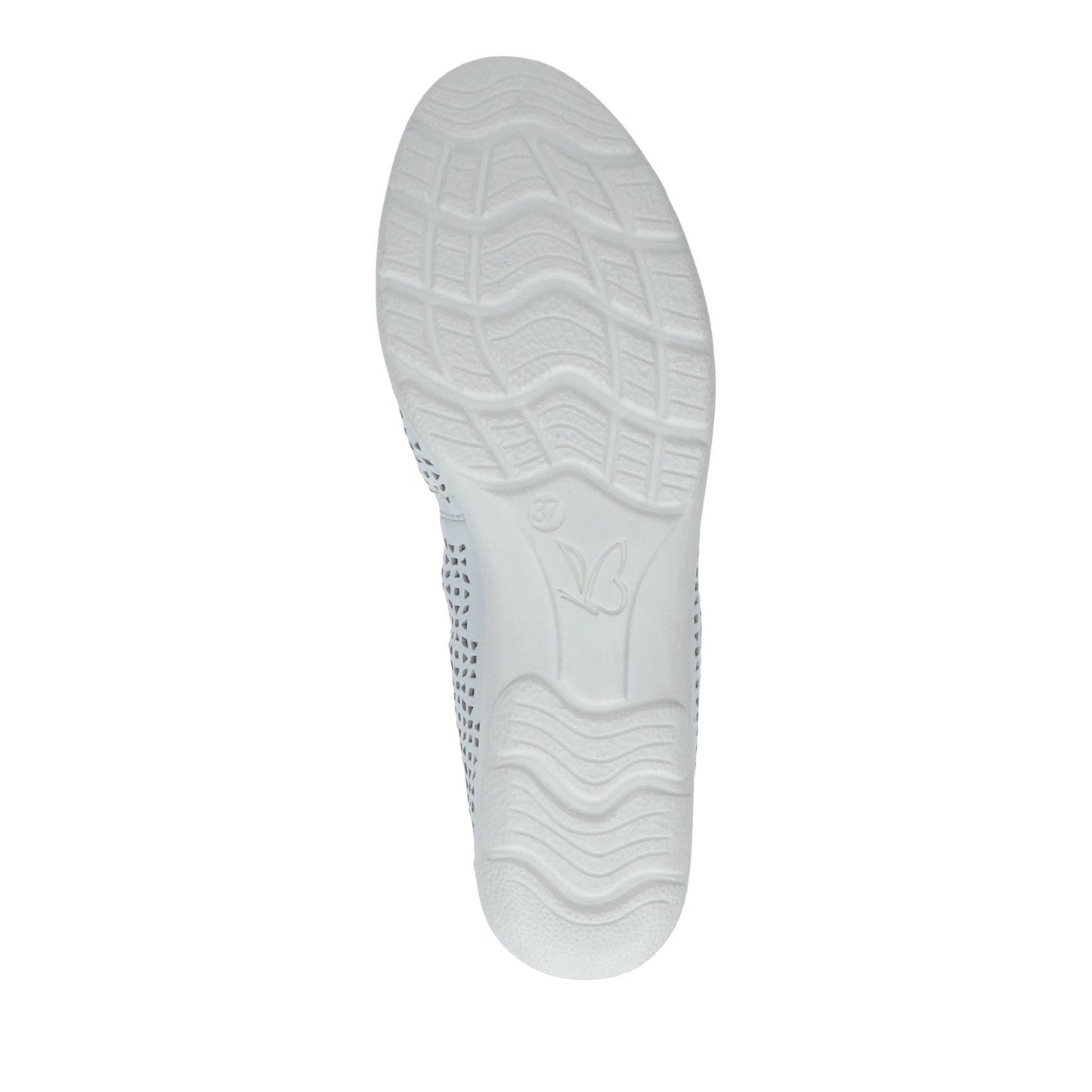 Women's White Wedge Ballet Flats