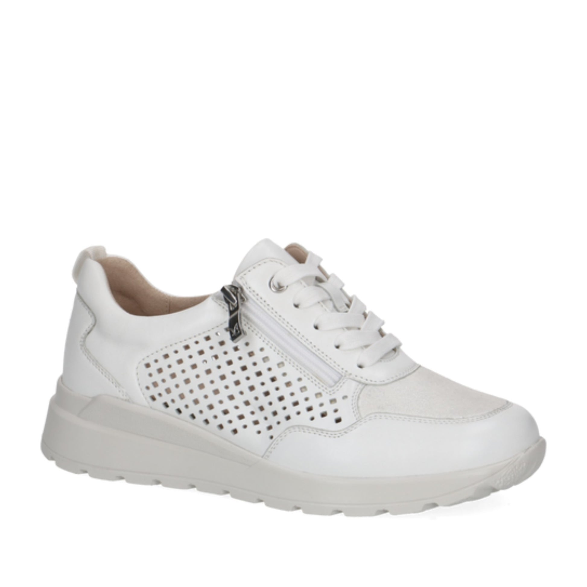 Women's White Fashion Sneakers