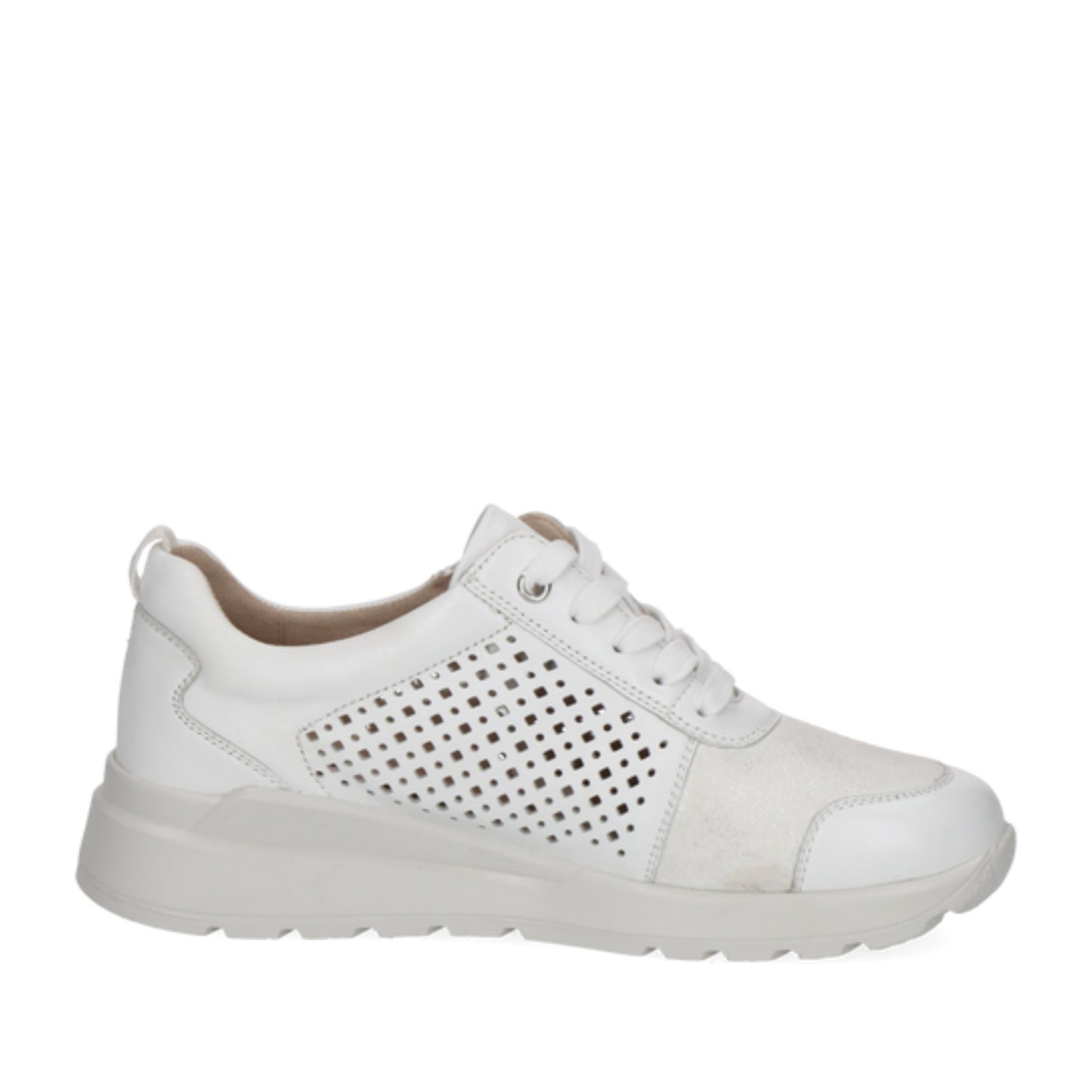 Women's White Fashion Sneakers