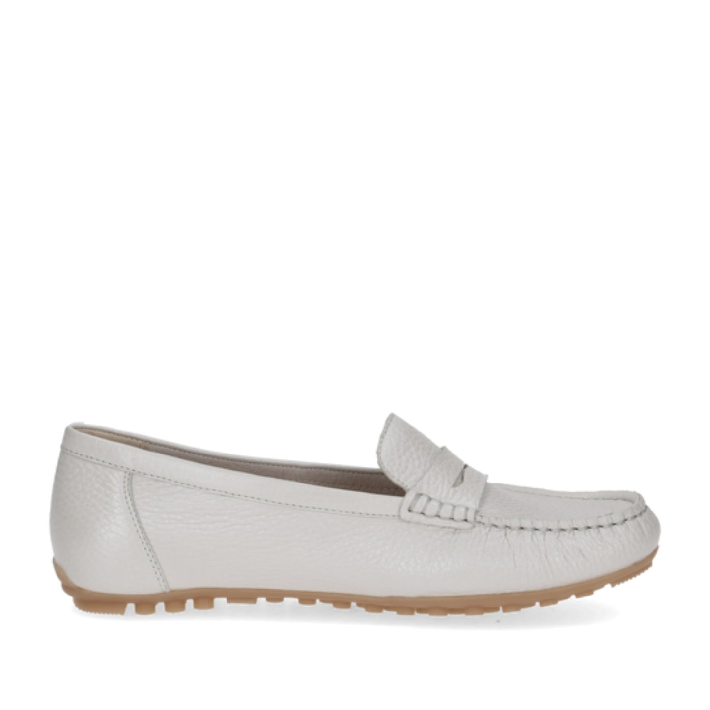 Women's Beige Moccasins