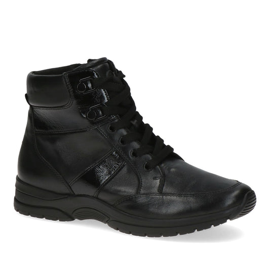 Women's Black Wedge Ankle Boots