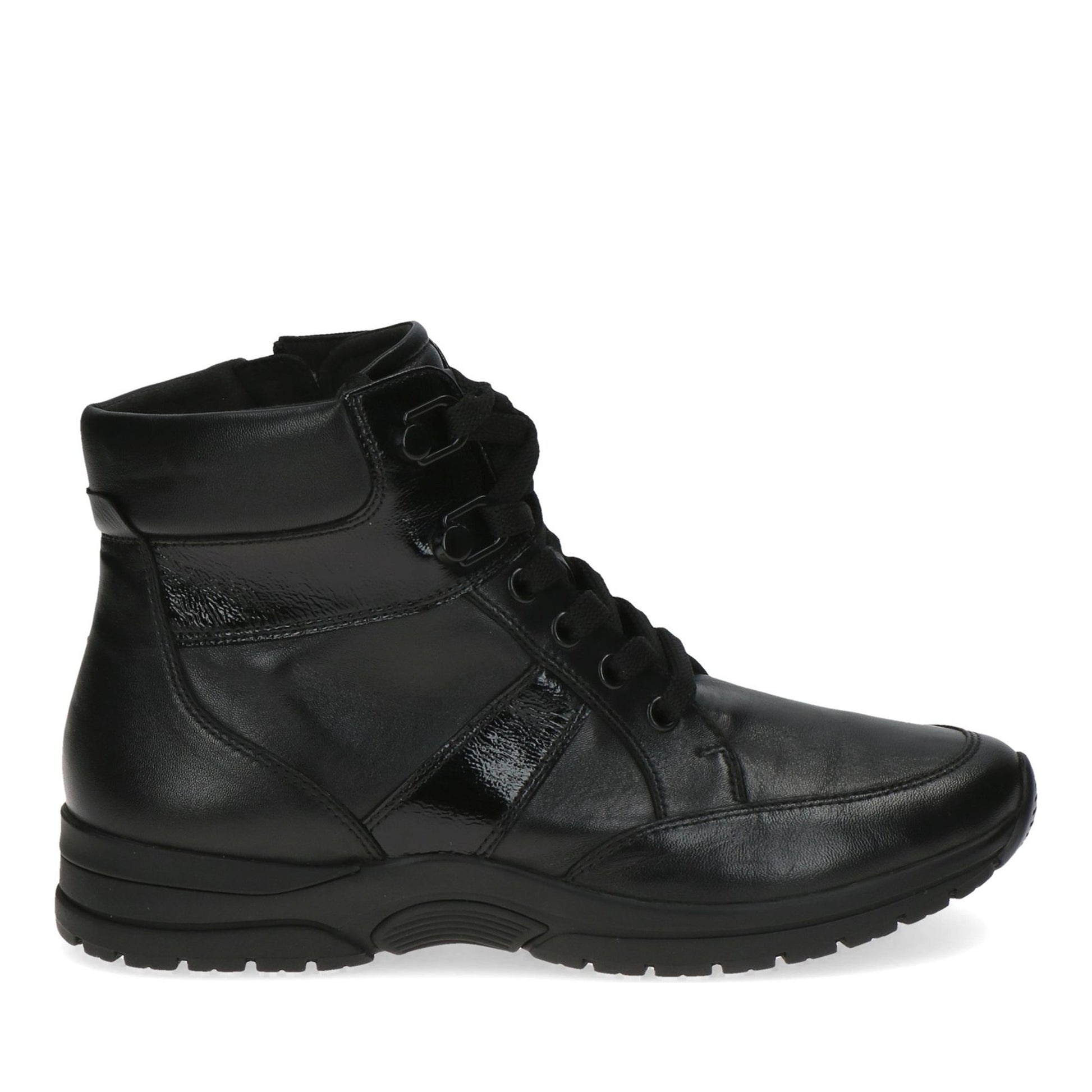 Women's Black Wedge Ankle Boots