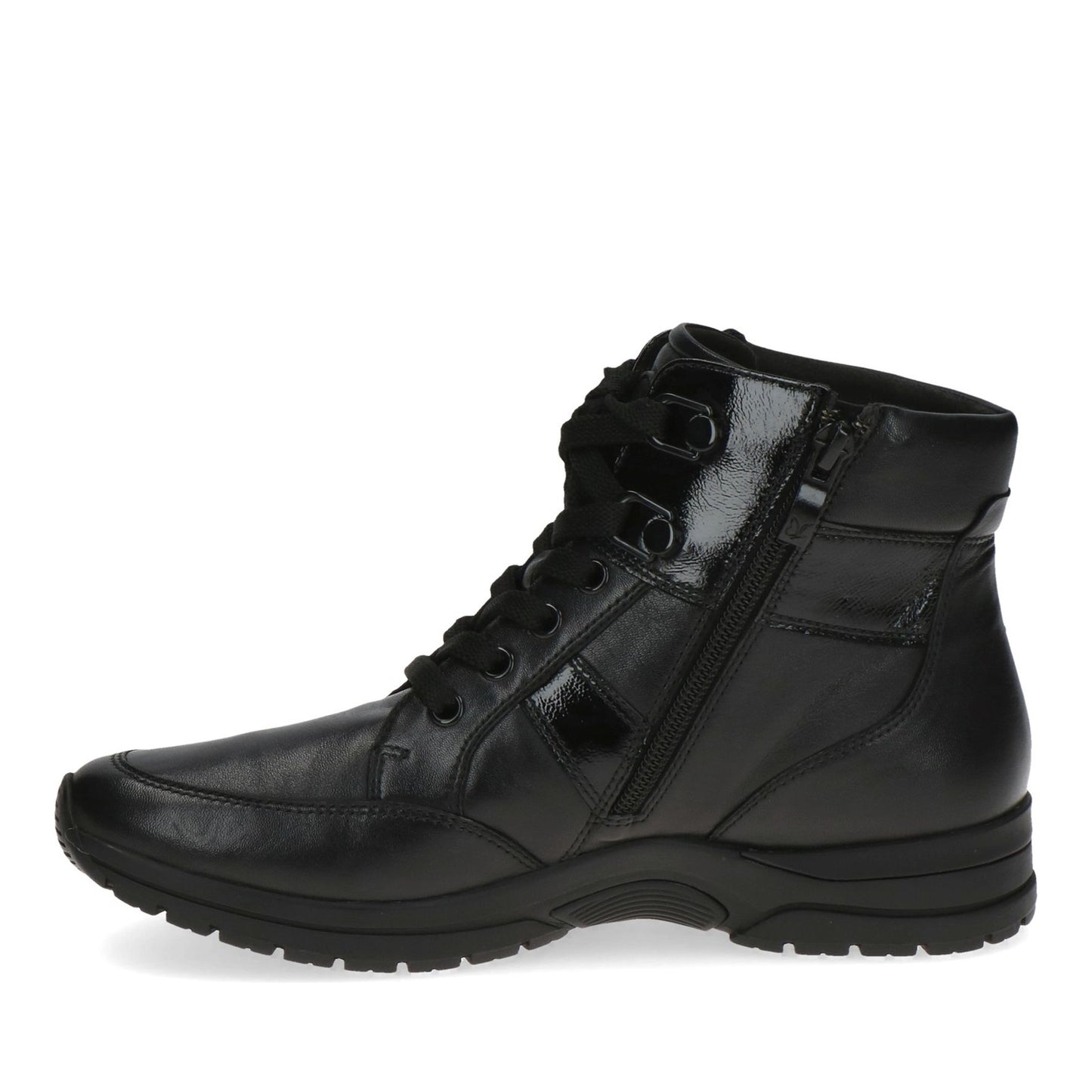 Women's Black Wedge Ankle Boots