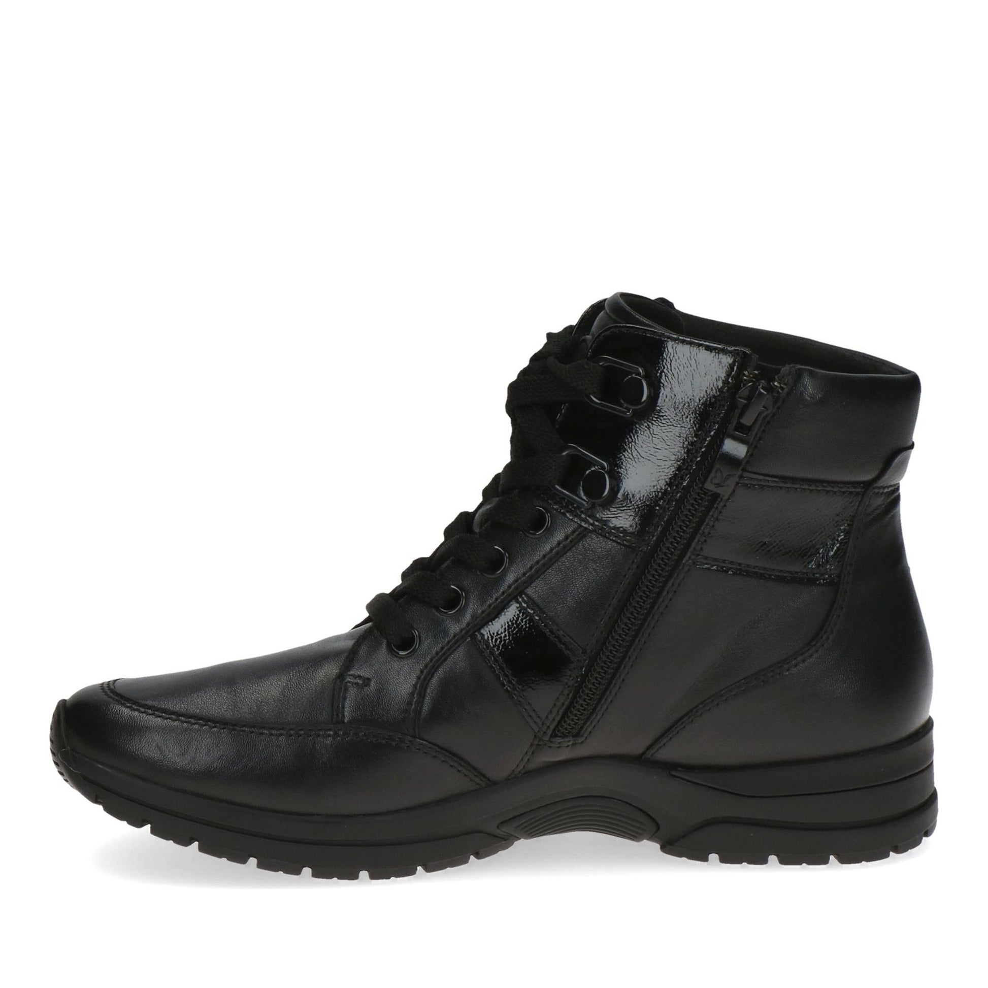 Women's Black Wedge Ankle Boots