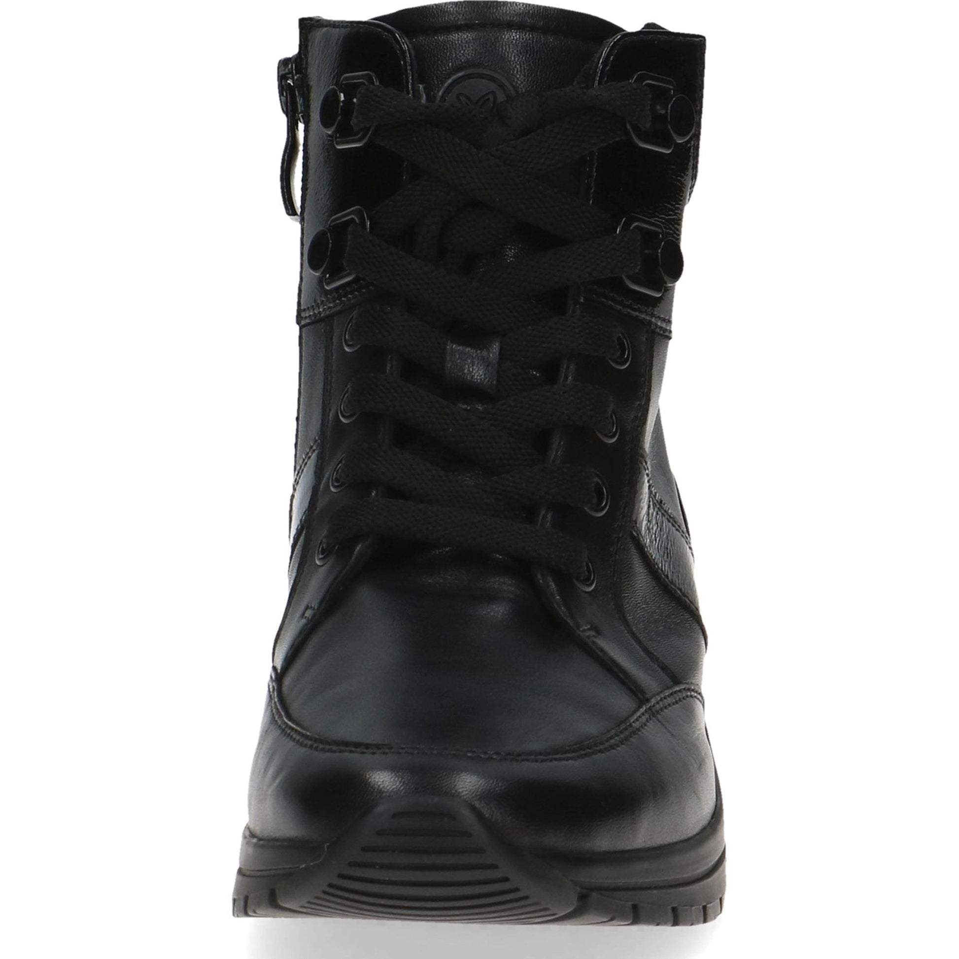 Women's Black Wedge Ankle Boots