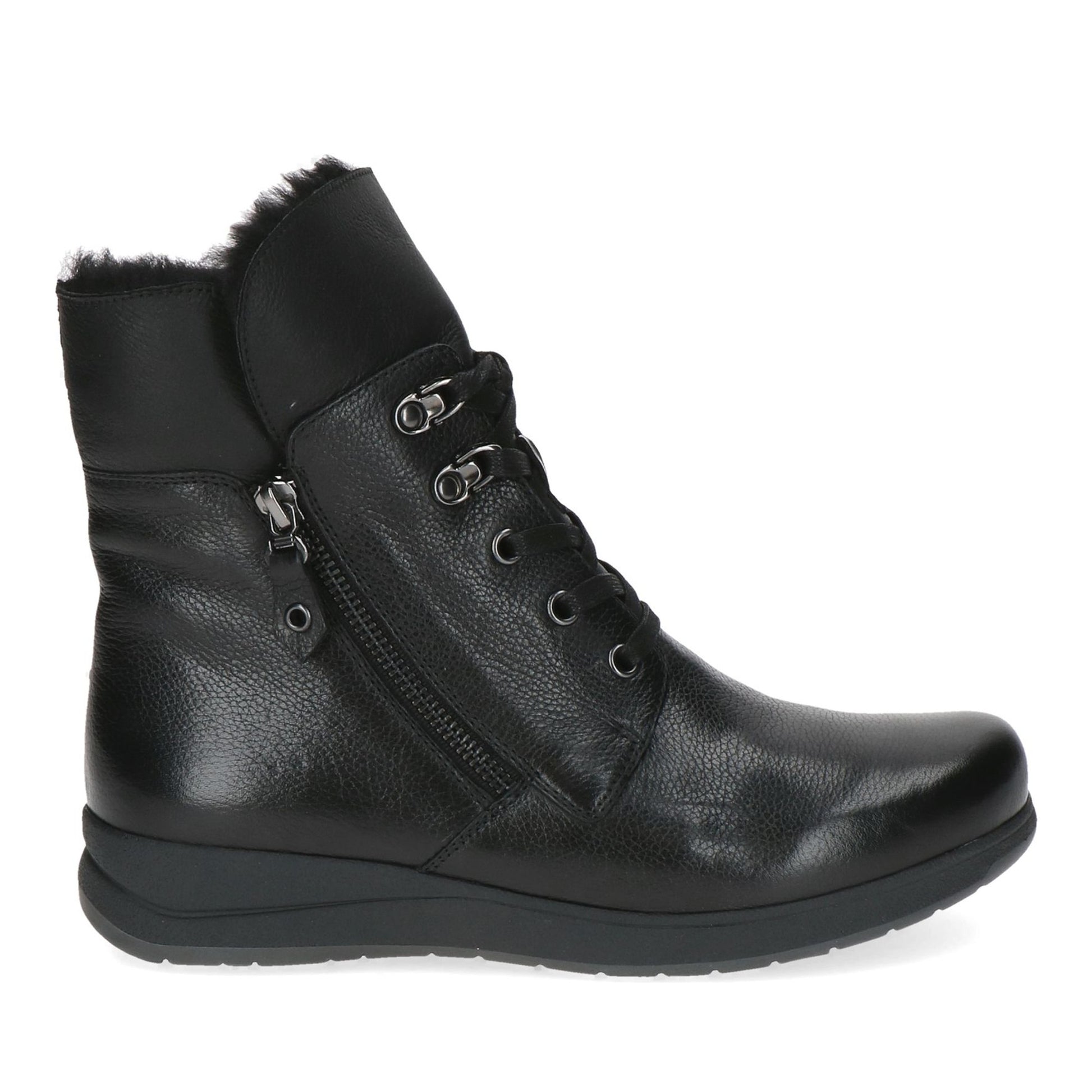 Women's Black Wedge Ankle Boots