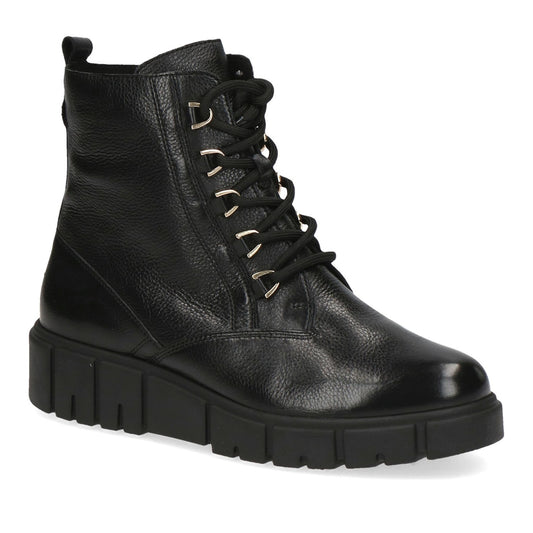 Women's Black Wedge Ankle Boots
