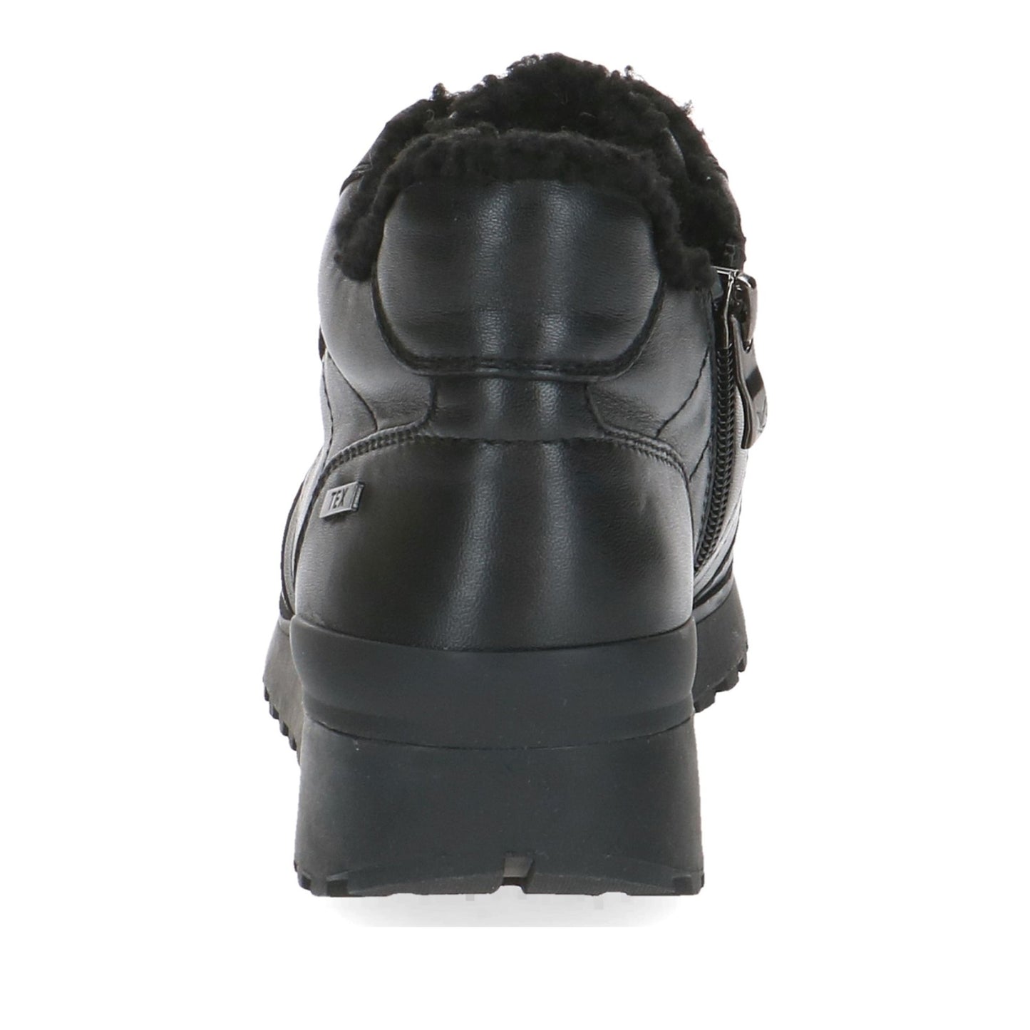 Women's Black Wedge Athletic Sneakers