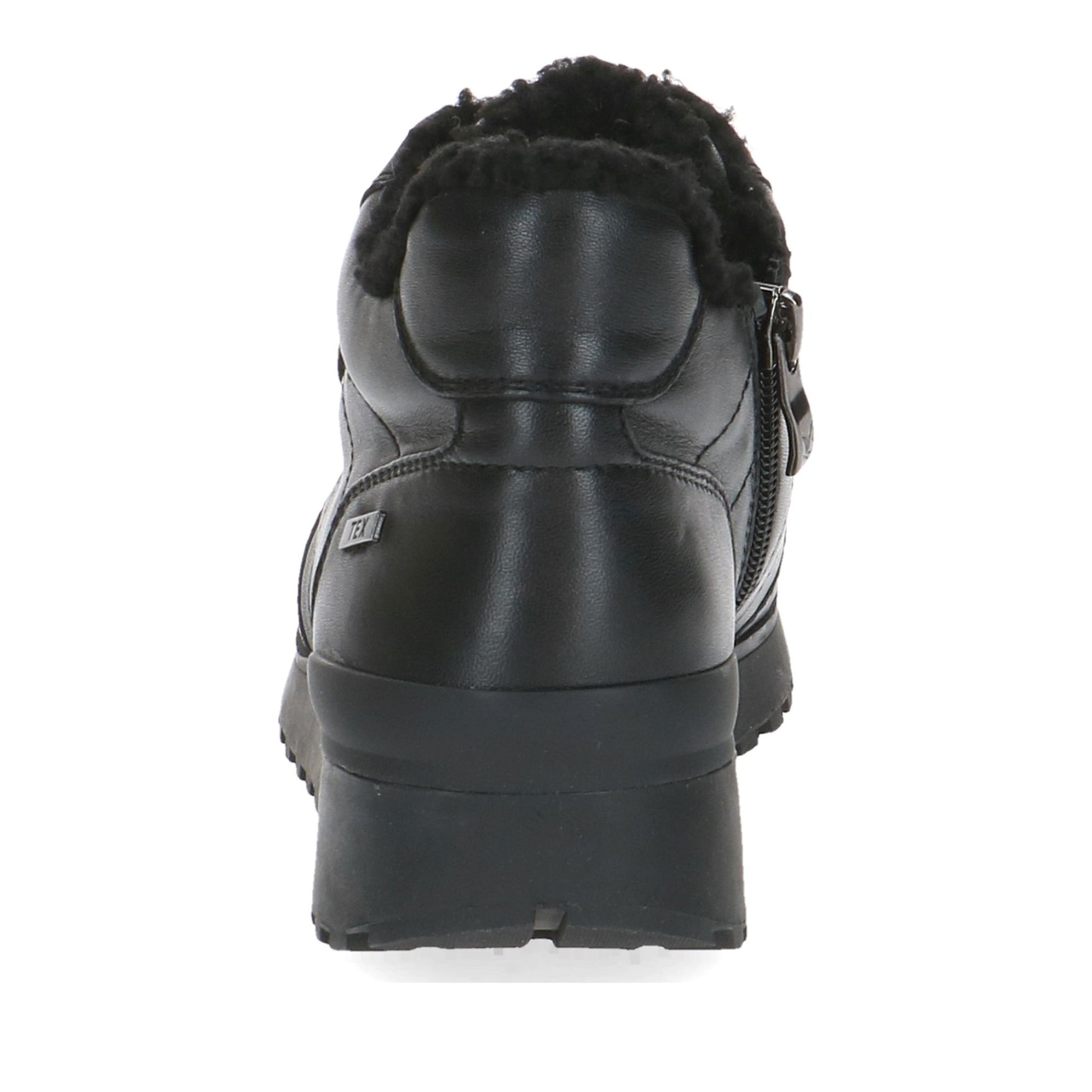Women's Black Wedge Athletic Sneakers