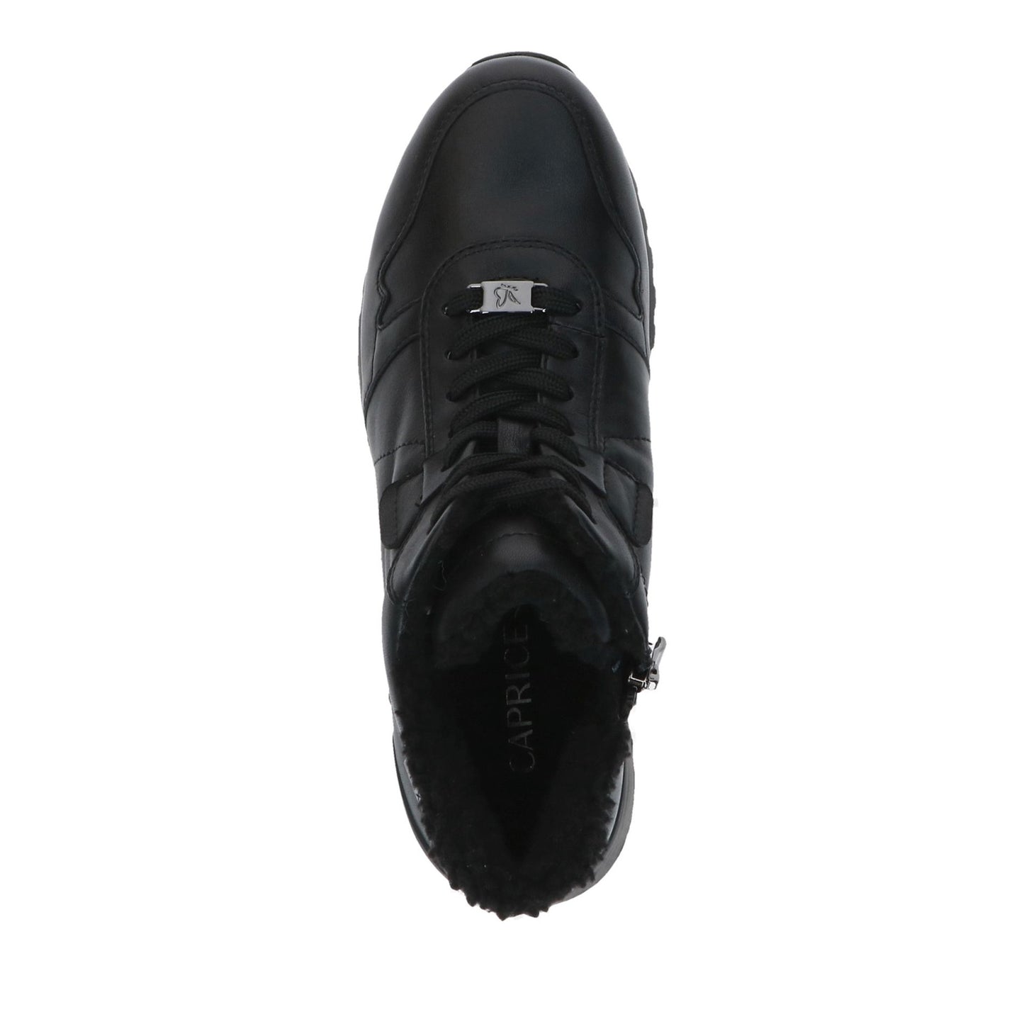 Women's Black Wedge Athletic Sneakers