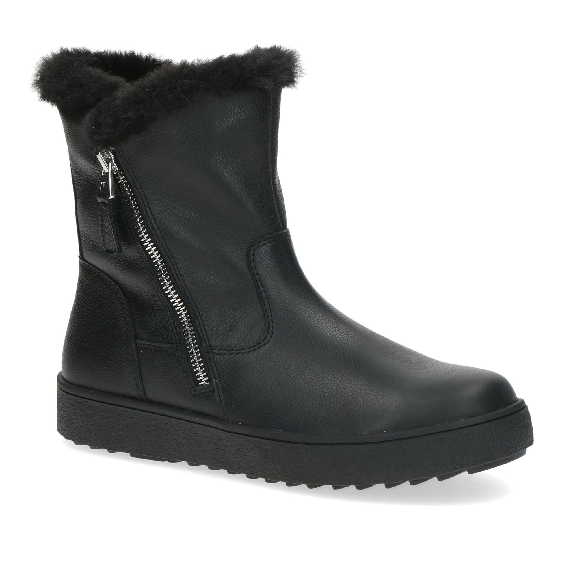 Women's Black Wedge Ankle Boots